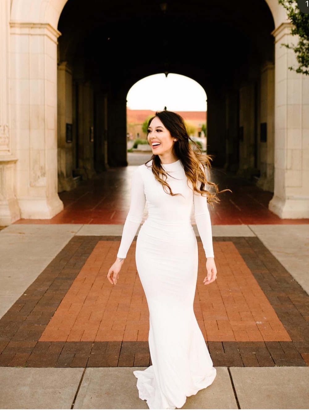 Club L London Cream Maxi Dress